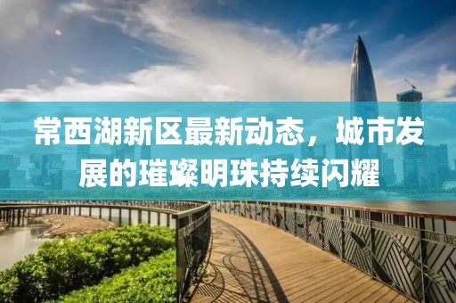 常西湖新区最新动态，城市发展的璀璨明珠持续闪耀
