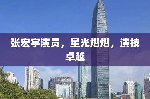 张宏宇演员，星光熠熠，演技卓越