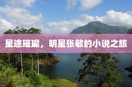 星途璀璨，明星张敏的小说之旅