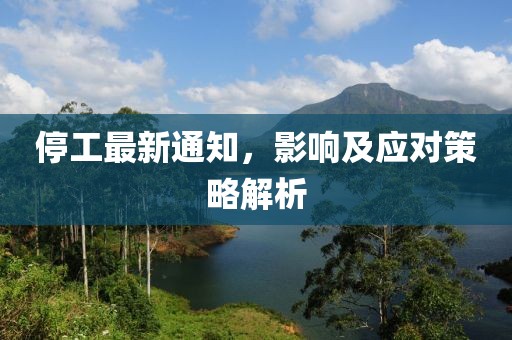 停工最新通知，影响及应对策略解析