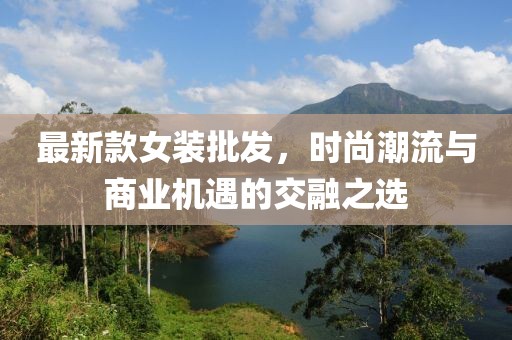 最新款女装批发，时尚潮流与商业机遇的交融之选