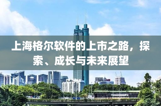 上海格尔软件的上市之路，探索、成长与未来展望