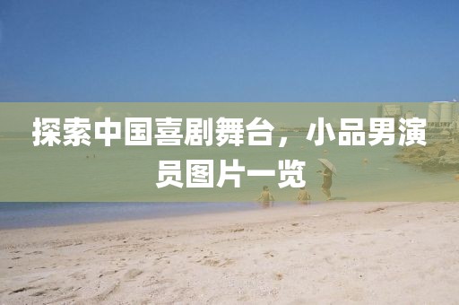 探索中国喜剧舞台，小品男演员图片一览