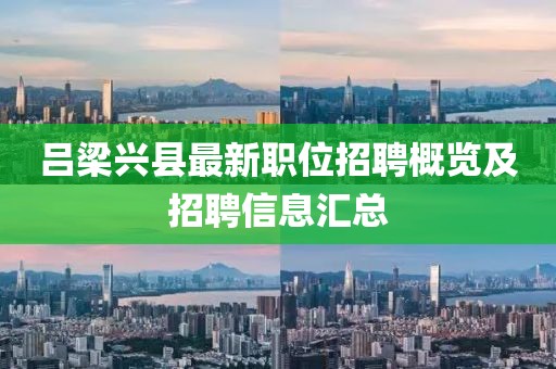 吕梁兴县最新职位招聘概览及招聘信息汇总