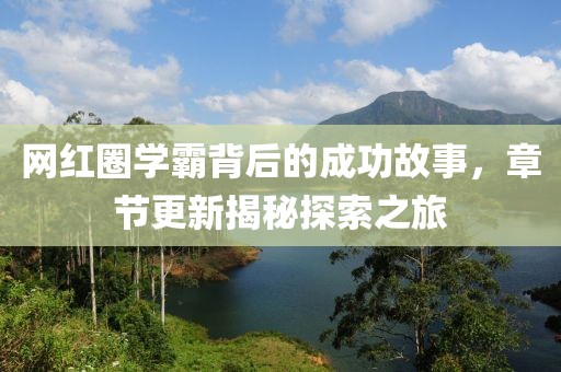 网红圈学霸背后的成功故事，章节更新揭秘探索之旅