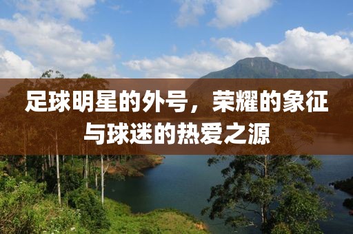 足球明星的外号，荣耀的象征与球迷的热爱之源