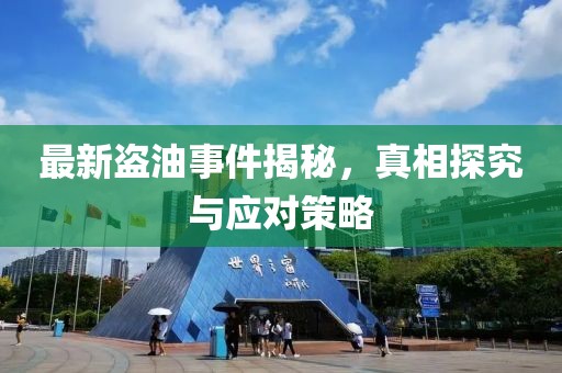 最新盗油事件揭秘，真相探究与应对策略