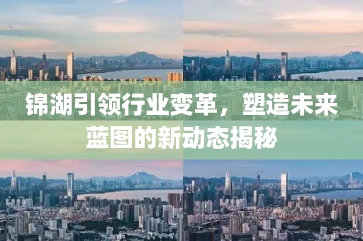 锦湖引领行业变革，塑造未来蓝图的新动态揭秘