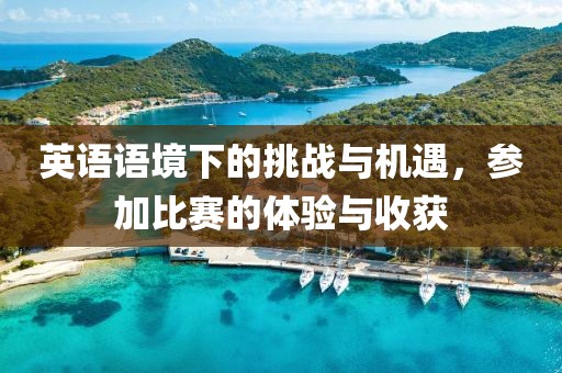 英语语境下的挑战与机遇，参加比赛的体验与收获