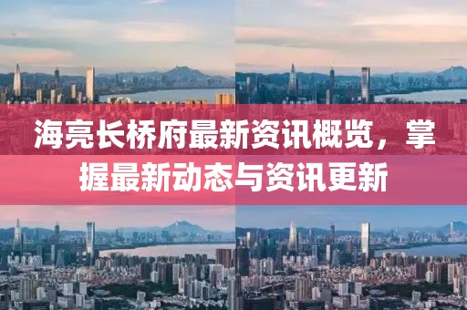 海亮长桥府最新资讯概览，掌握最新动态与资讯更新