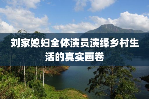 刘家媳妇全体演员演绎乡村生活的真实画卷