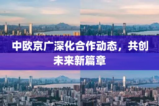中欧京广深化合作动态，共创未来新篇章