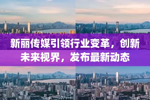新丽传媒引领行业变革，创新未来视界，发布最新动态