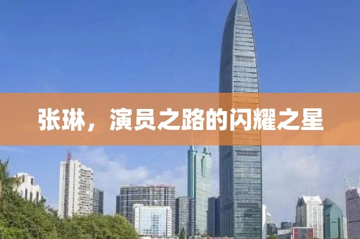 张琳，演员之路的闪耀之星