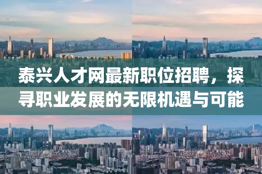 泰兴人才网最新职位招聘，探寻职业发展的无限机遇与可能