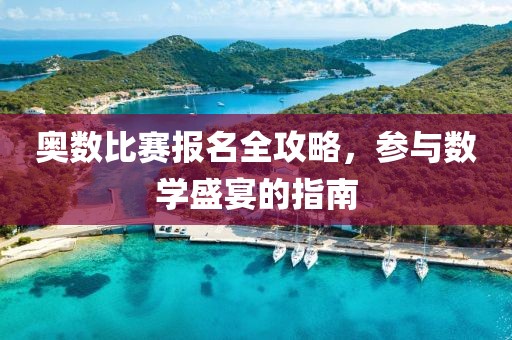 奥数比赛报名全攻略，参与数学盛宴的指南
