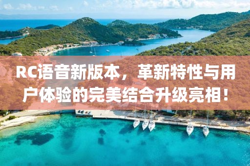 RC语音新版本，革新特性与用户体验的完美结合升级亮相！