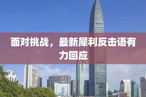 面对挑战，最新犀利反击语有力回应