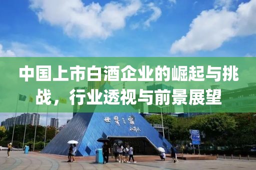 中国上市白酒企业的崛起与挑战，行业透视与前景展望