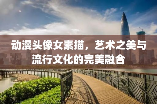 动漫头像女素描，艺术之美与流行文化的完美融合