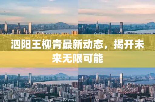 泗阳王柳青最新动态，揭开未来无限可能