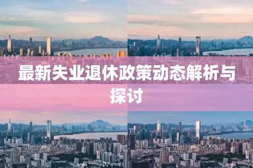 最新失业退休政策动态解析与探讨