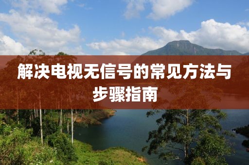解决电视无信号的常见方法与步骤指南