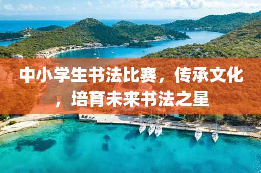 中小学生书法比赛，传承文化，培育未来书法之星
