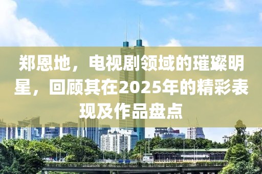 郑恩地，电视剧领域的璀璨明星，回顾其在2025年的精彩表现及作品盘点
