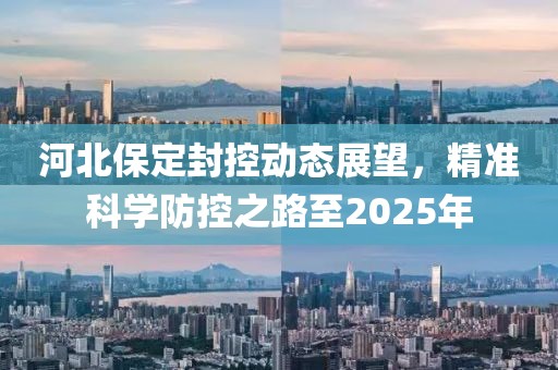 河北保定封控动态展望，精准科学防控之路至2025年