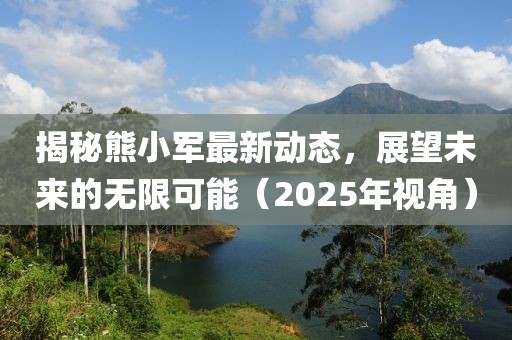 揭秘熊小军最新动态，展望未来的无限可能（2025年视角）