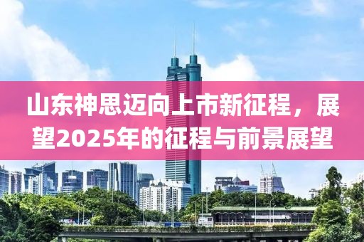 山东神思迈向上市新征程，展望2025年的征程与前景展望