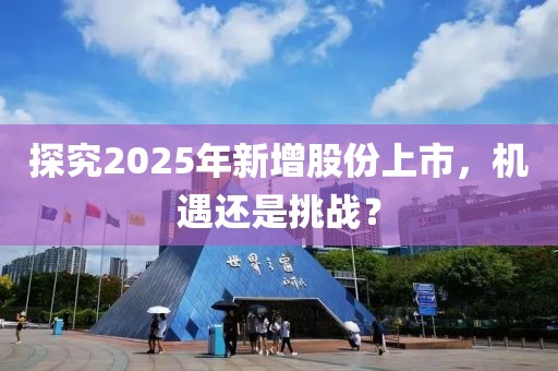 探究2025年新增股份上市，机遇还是挑战？