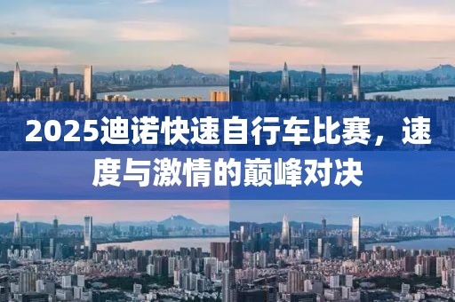 2025迪诺快速自行车比赛，速度与激情的巅峰对决
