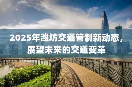 2025年潍坊交通管制新动态，展望未来的交通变革