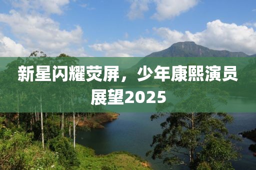 新星闪耀荧屏，少年康熙演员展望2025
