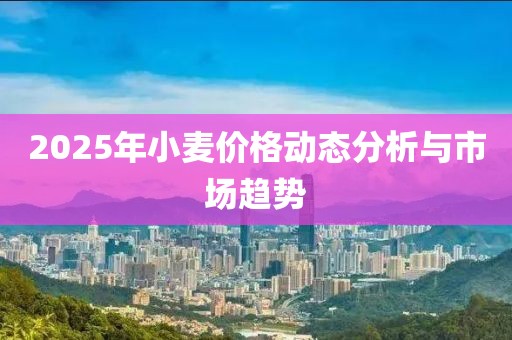 2025年小麦价格动态分析与市场趋势
