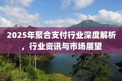 2025年聚合支付行业深度解析，行业资讯与市场展望
