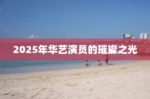 2025年华艺演员的璀璨之光