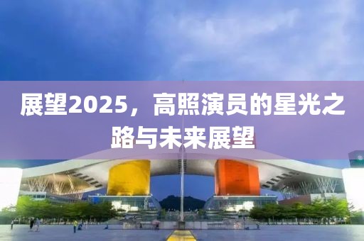 展望2025，高照演员的星光之路与未来展望