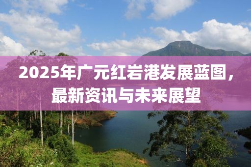 2025年广元红岩港发展蓝图，最新资讯与未来展望