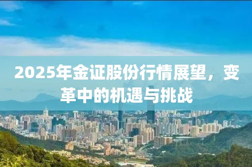 2025年金证股份行情展望，变革中的机遇与挑战