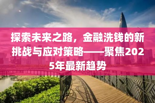 探索未来之路，金融洗钱的新挑战与应对策略——聚焦2025年最新趋势