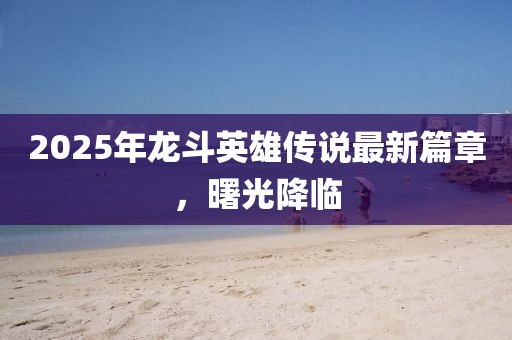 2025年龙斗英雄传说最新篇章，曙光降临