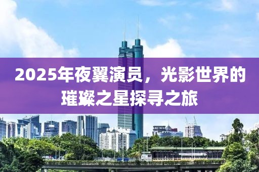 2025年夜翼演员，光影世界的璀璨之星探寻之旅