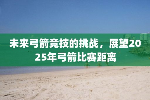 未来弓箭竞技的挑战，展望2025年弓箭比赛距离