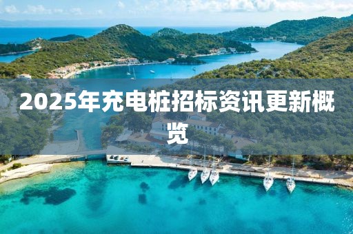 2025年充电桩招标资讯更新概览