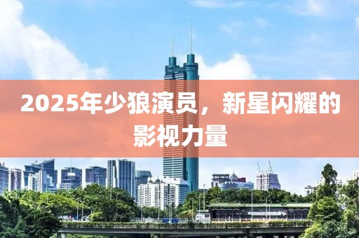 2025年少狼演员，新星闪耀的影视力量