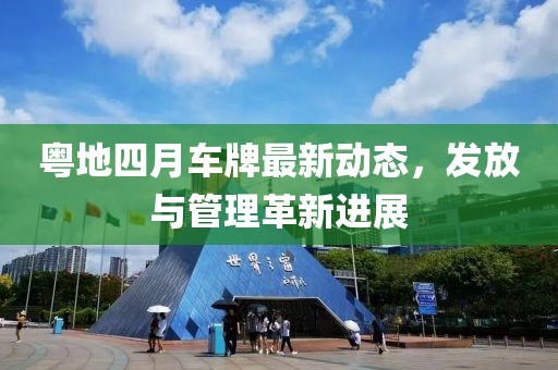 粤地四月车牌最新动态，发放与管理革新进展