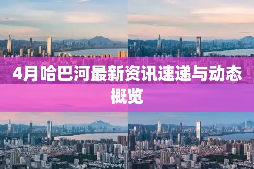 4月哈巴河最新资讯速递与动态概览